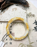 Classic  Jade Bangle, Traditional Chinese Energy Stone Bracelet for Women — Good Luck & Protection
